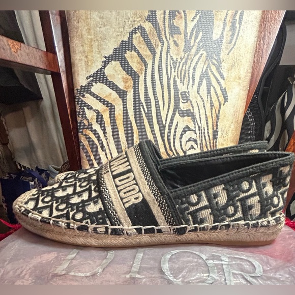 Christian Dior Logo Espadrilles: USED - Picture 3 of 12